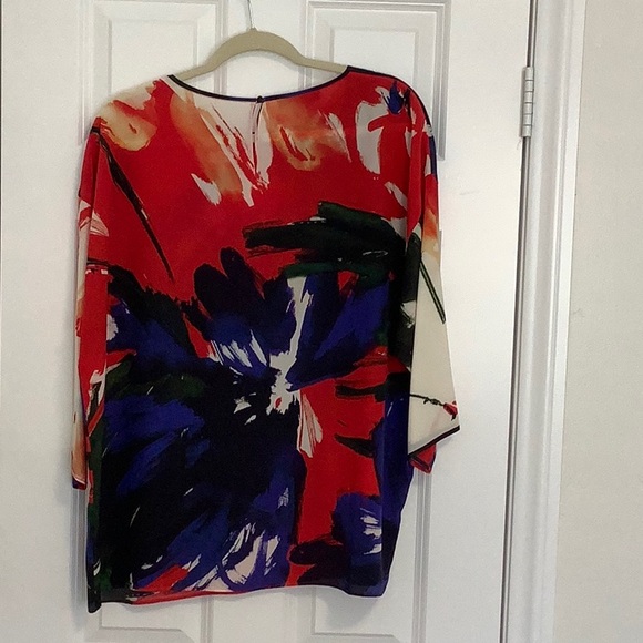 Lafayette 148 New York Silk Tunic Sz L - Picture 2 of 6